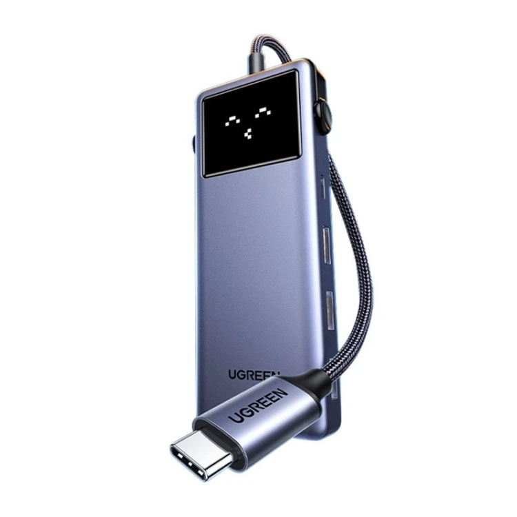 Ugreen HUB USB3.0 3XUSB 1XUSB-C 1XHDMI RJ45 LED