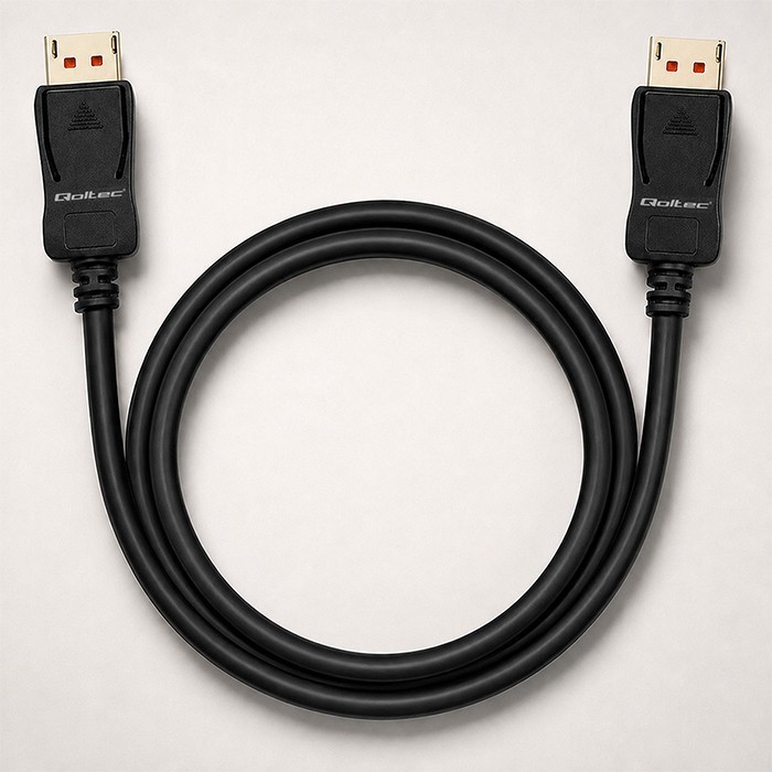 Qoltec Kabel DisplayPort M/M v2.1 | 40G | 1.5m
