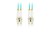Lanberg Patchcord światłowodowy Mm Lc/Upc-Lc/Upc Duplex 3.0mm 2m Aqua