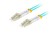 Lanberg Patchcord światłowodowy Mm Lc/Upc-Lc/Upc Duplex 3.0mm 3m Aqua