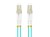 Lanberg Patchcord światłowodowy Mm Lc/Upc-Lc/Upc Duplex 3.0mm 3m Aqua