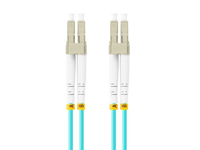 Lanberg Patchcord światłowodowy Mm Lc/Upc-Lc/Upc Duplex 3.0mm 3m Aqua