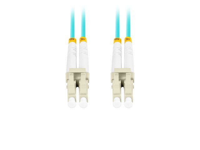 Lanberg Patchcord światłowodowy Mm Lc/Upc-Lc/Upc Duplex 3.0mm 3m Aqua