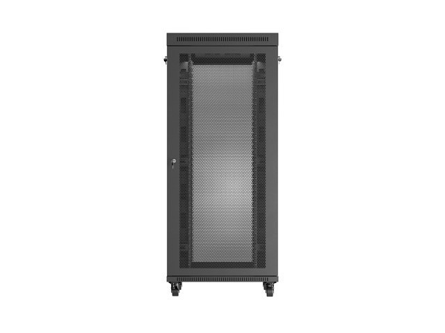 Lanberg Szafa instalacyjna rack stojąca 19 cali 37U 800x800 drzwi perforowane LCD czarna (Flat pack)