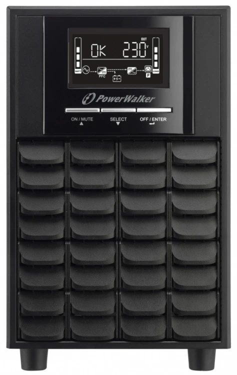 PowerWalker Zasilacz UPS Line-Interactive 1500VA CW FR 3X PL 230V, USB, RRS-232, LCD, EPO