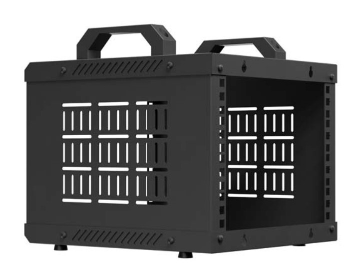 Lanberg Szafa open rack 10"  4U 280x300 czarny   OR10-2304-B