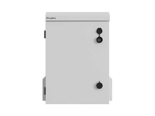 Lanberg Szafa rack wisząca 10 cali hermetyczna IP55 montaż na ścianie/słupie340x250x500 szara (złożona)