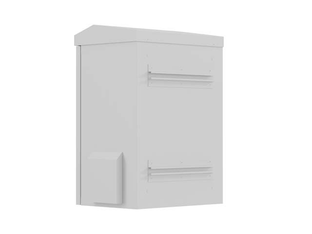 Lanberg Szafa rack wisząca 10 cali hermetyczna IP55 montaż na ścianie/słupie340x250x500 szara (złożona)
