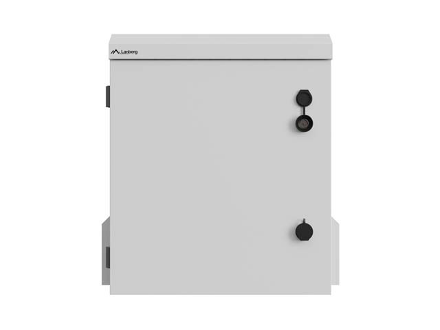 Lanberg Szafa rack wisząca 10 cali hermetyczna IP55 montaż na ścianie/słupie 420x300x500mm szara (złożona)