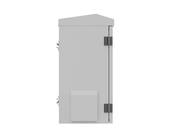 Lanberg Szafa rack wisząca 10 cali hermetyczna IP55 montaż na ścianie/słupie 420x300x500mm szara (złożona)