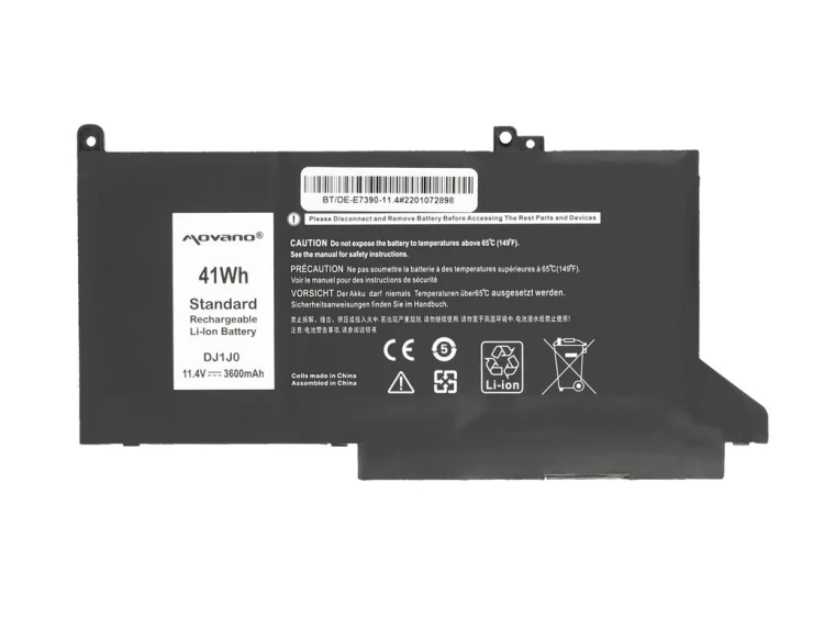 Movano Bateria MYJ96 do Dell Latitude E7390, E7490 - 11.4v - 3600 mAh (41 Wh)