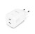 DICOTA Ładowarka GaN 100W 2xUSB-C biała