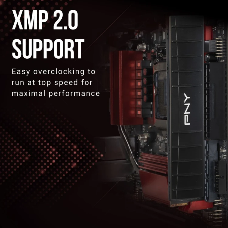 PNY Pamięć 16GB DDR4 3200MHz Low Profile MD16GD4320016LP-BLK