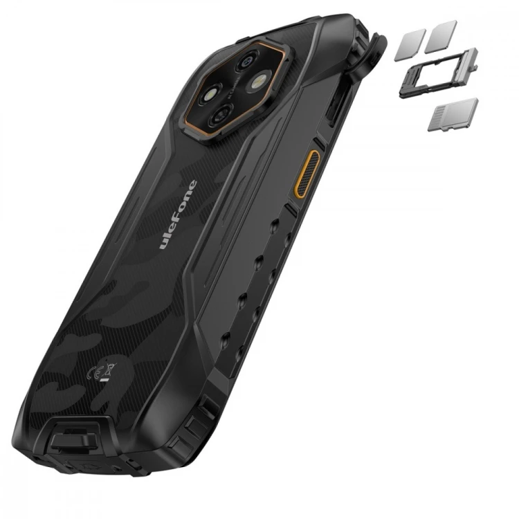ULEFONE Smartfon RugKing 4 Pro 4G 8/256GB IP69K czarny