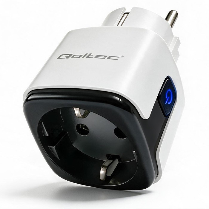 Qoltec Inteligentne gniazdko Wi-Fi 16A | timer | watomierz | Tuya
