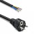 Qoltec Kabel zasilający SCHUKO CEE 7/7 (E/F) | miedź Cu | odizolowany lutowany | 3x1.5mm2 | 1.8m