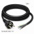 Qoltec Kabel zasilający SCHUKO CEE 7/7 (E/F) | miedź Cu | odizolowany lutowany | 3x1.5mm2 | 1.8m