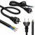 Qoltec Kabel zasilający SCHUKO CEE 7/7 (E/F) | miedź Cu | odizolowany lutowany | 3x1.5mm2 | 1.8m