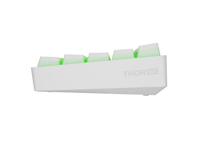 Natec Klawiatura Genesis THOR 660 G2 US RGB biała