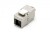 Digitus Moduł (gniazdo) Keystone RJ45 (8P8C) kat.6A, STP, ekranowany, beznarzędziowy, osłona przeciwpyłowa