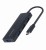 Gembird HUB 4-portowy USB 3.1 (Gen 1) typu C, czarny