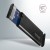 AXAGON EEM2-SB2 Obudowa zewnętrzna aluminiowa bezśrubowa USB-C 3.2 Gen 2 - M.2 NVMe / SATA SSD 30-80mm ALU pudełko czarne + USB-A - USB-C redukcja