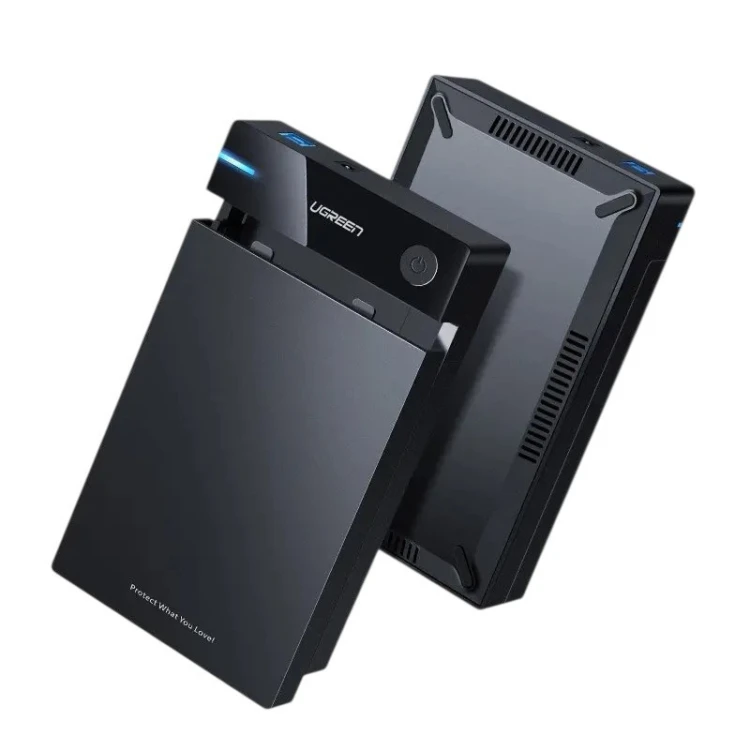 Ugreen Obudowa dysku 3,5 cala SATA USB 3.0 czarna