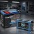 Qoltec Ładowarka 12V 10A | Prostownik z funkcją naprawy | AGM GEL LiFePO4