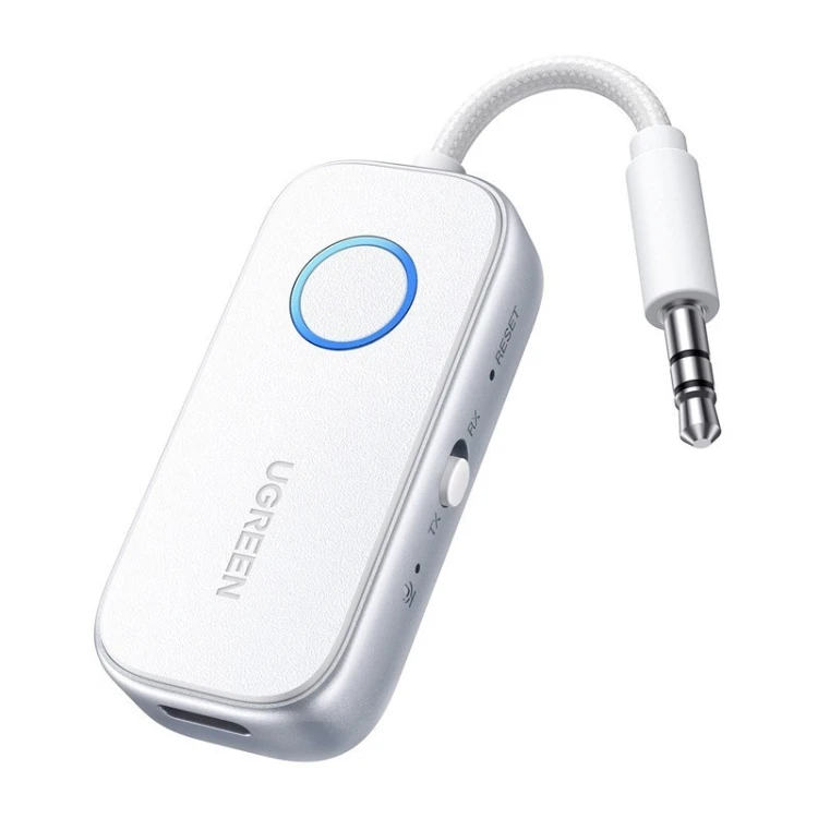 Ugreen Transmiter bluetooth 5.0 3,5mm CM872 - biały