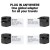CRONG World Travel Adapter GaN 45W UK/EU/US/AU czarny