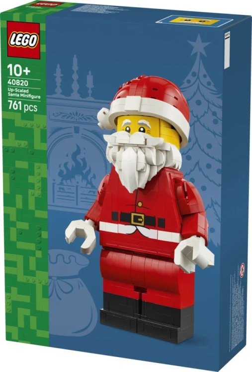LEGO Klocki Iconic 40820 Powiększona minifigurka Świętego Mikołaja