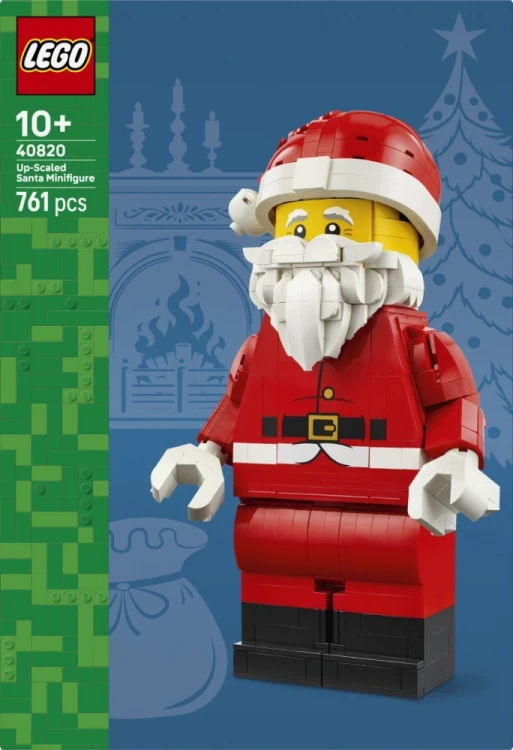 LEGO Klocki Iconic 40820 Powiększona minifigurka Świętego Mikołaja