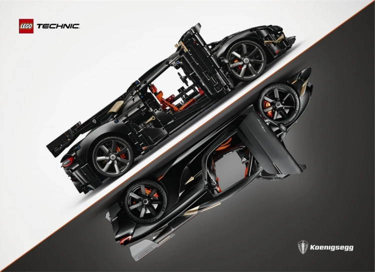 LEGO Klocki Technic 42232 Koenigsegg Sadairs Spear Megacar