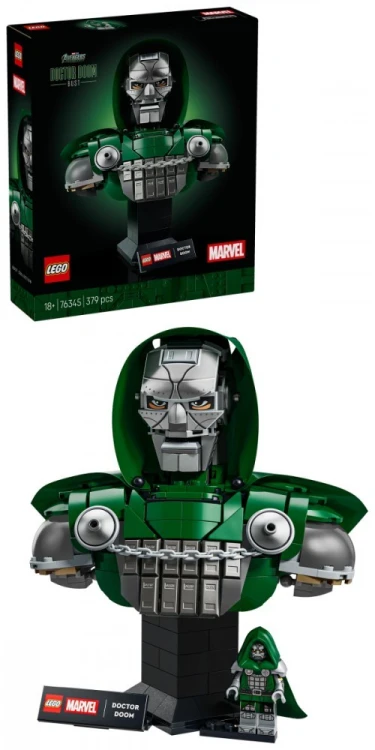 LEGO Klocki Super Heroes 76345 Popiersie Doktora Dooma