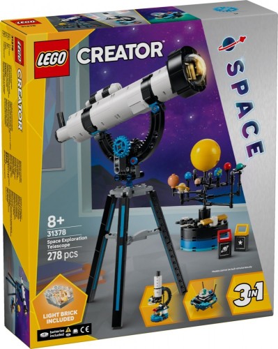 LEGO Klocki Creator 31378 Teleskop do odkrywania kosmosu