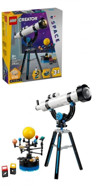 LEGO Klocki Creator 31378 Teleskop do odkrywania kosmosu