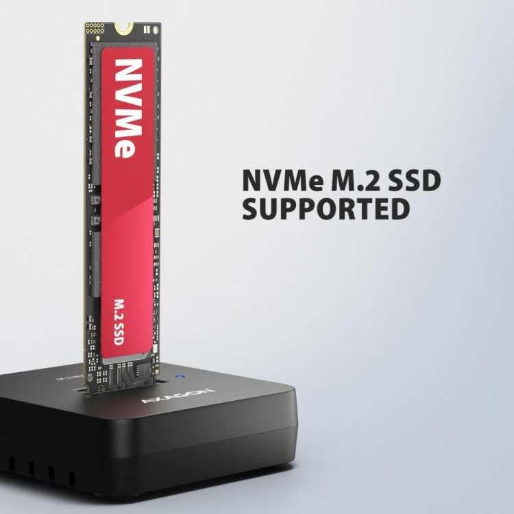 AXAGON ADSA-M2C11L Stacja dokująca USB-C 3.2 Gen 2 - 1 x NVMe M.2 10Gbps