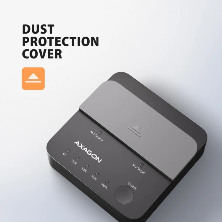 AXAGON ADSA-M2C22L Stacja dokująca USB-C 3.2 Gen2x2 - 2 x NVMe M.2 20Gbps