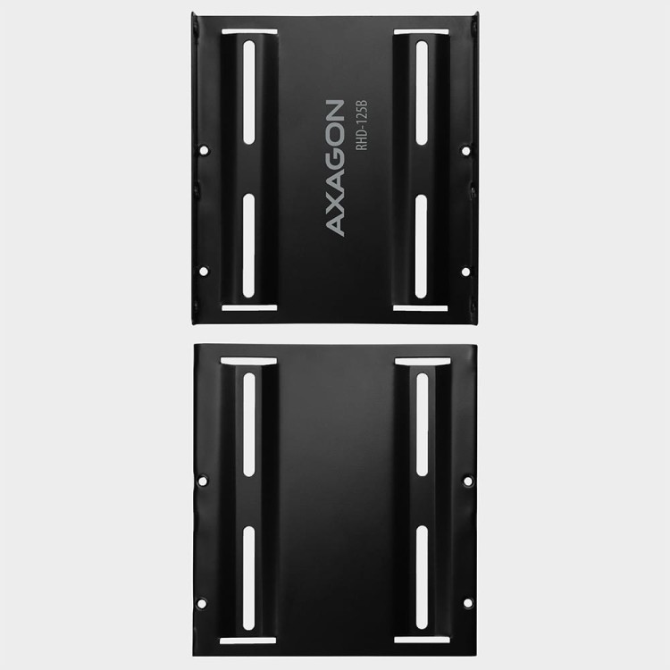 AXAGON RHD-125B Ramka metalowa do montażu 1x 2.5" HDD w pozycji 3.5" Czarna