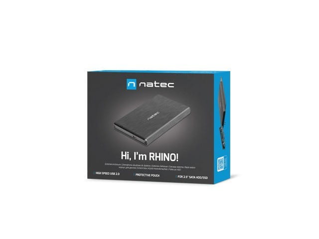Natec Obudowa HDD 3.5 cala RHINO USB 3.0 (Sata) Aluminium