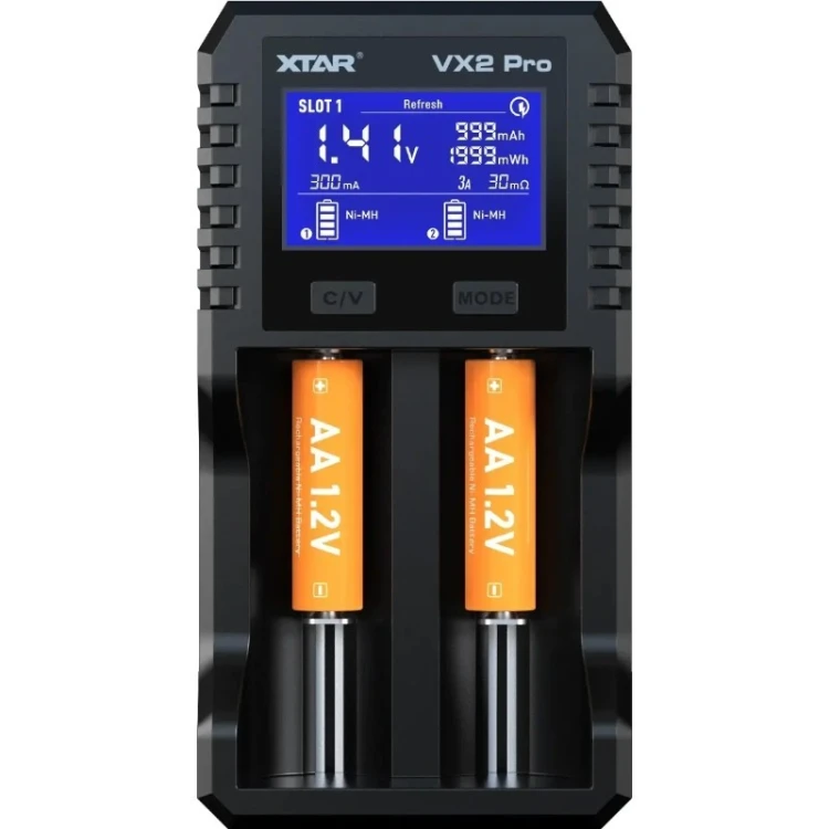XTAR Ładowarka do akumulatorów Li-ion, Li-FePO4, NI-MH XTAR VX2PROKT