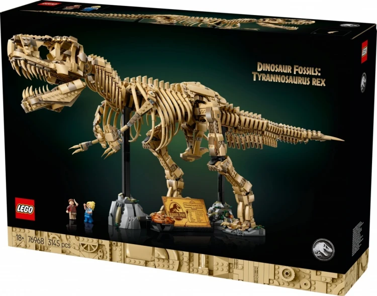 LEGO Klocki Jurassic World 76968 Szkielety dinozaurów: tyranozaur
