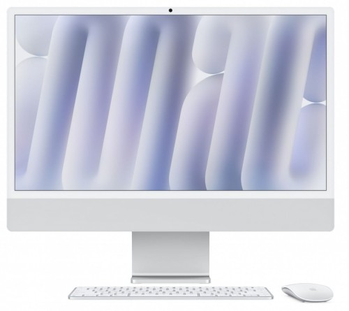 Apple iMac 24 cale: M4 8/8, 16GB, 256GB SSD - Srebrny