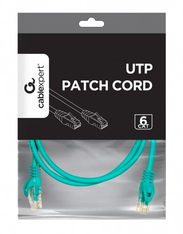 Gembird Patchcord kat.6 UTP 1.5m kolor zielony