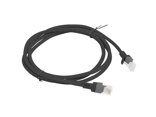 Lanberg PATCHCORD KAT.6 1.5M CZARNY FLUKE PASSED LANBERG