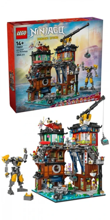 LEGO Klocki Ninjago 71837 Warsztaty w mieście NINJAGO