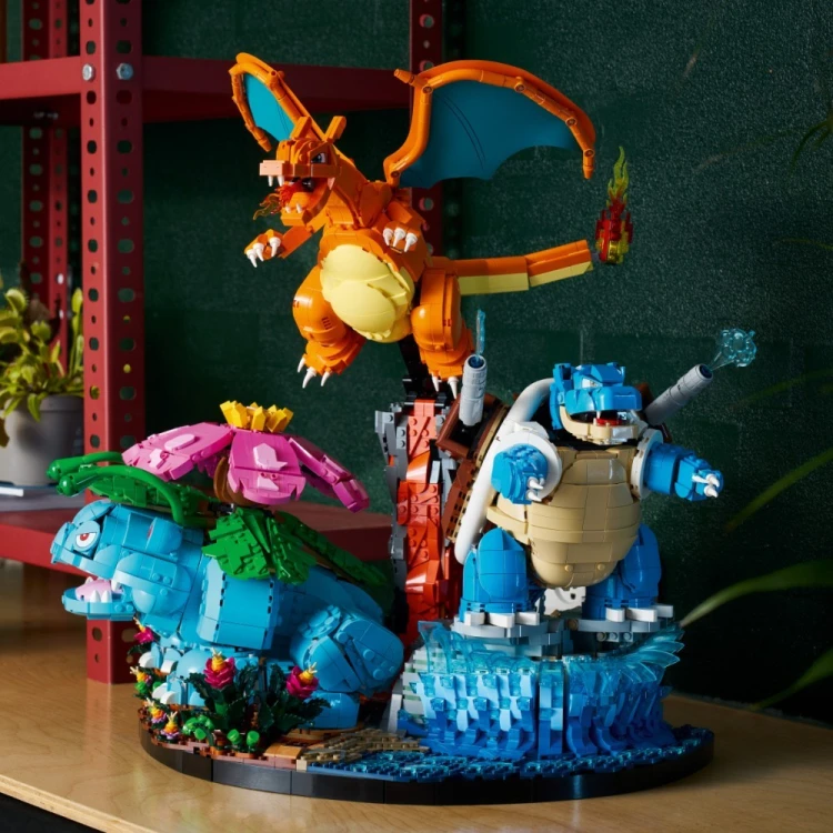 LEGO Klocki Pokemon 72153 Venusaur, Charizard i Blastoise