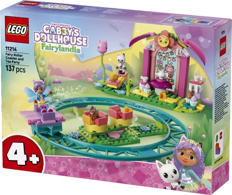 LEGO Klocki Koci Domek Gabi 11214 Wróżkowa kolejka górska i podwieczorek