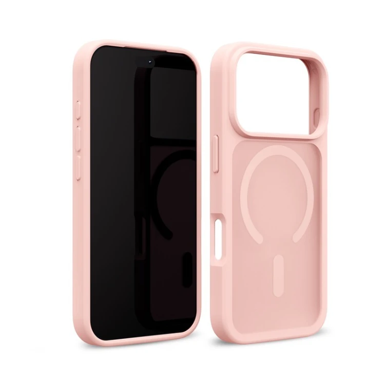CRONG Etui Matte Magnetic MagSafe iPhone 18 Pro / iPhone 17 Pro różowe