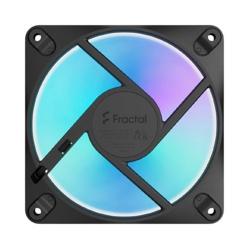 Fractal Design Wentylator Dynamic 3 12 RGB 3 120mm 3-pak czarny